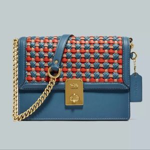 COACH Hutton Lake Multi Shoulder bag with Weaving